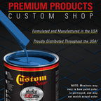 Reflex Blue - Hot Rod Flatz Flat Matte Satin Urethane Auto Paint - Complete Gallon Paint Kit Coating
