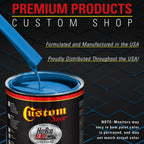 Grabber Blue - Hot Rod Flatz Flat Matte Satin Urethane Auto Paint - Complete Gallon Paint Kit Coating