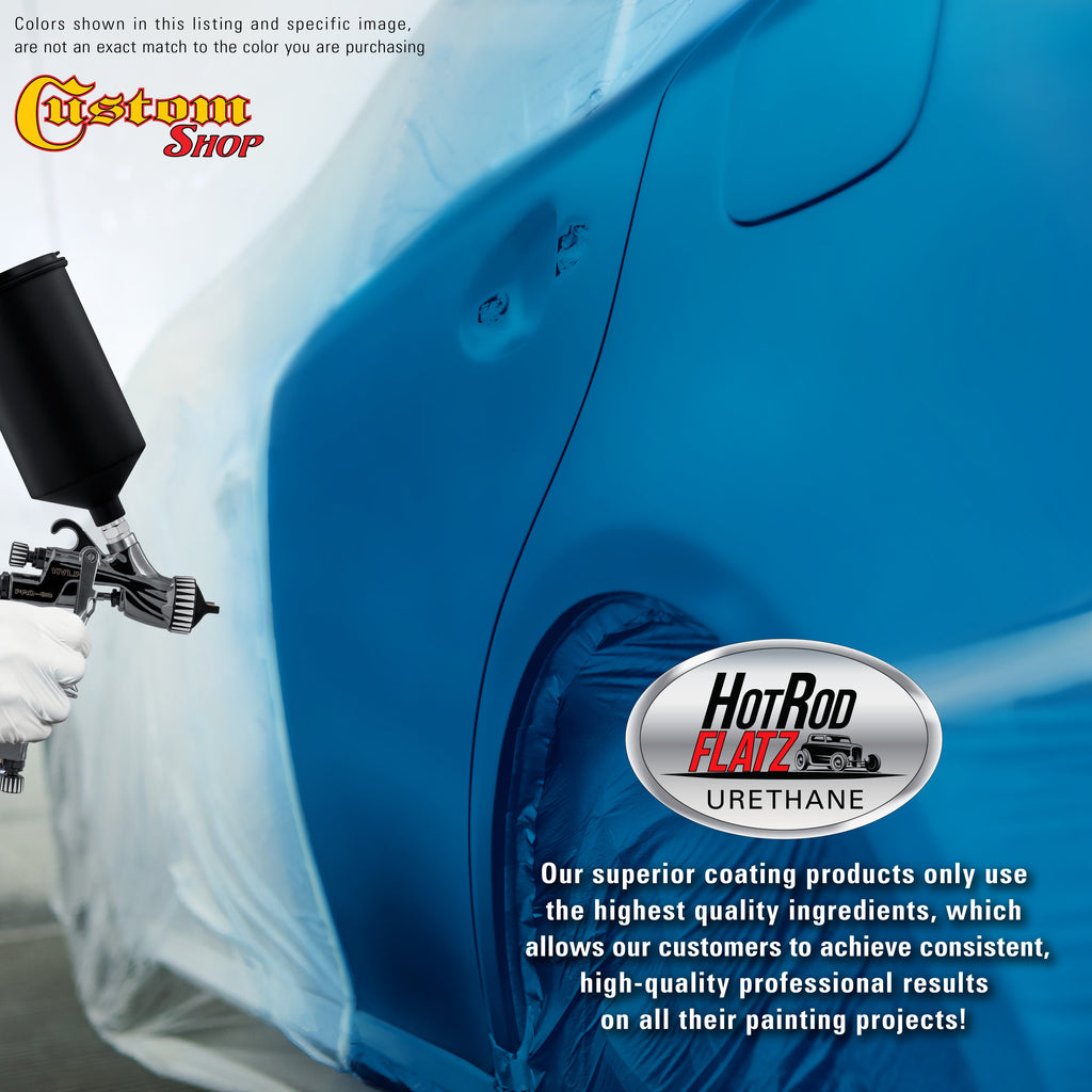 Coastal Highway Blue - Hot Rod Flatz Flat Matte Satin Urethane Auto Paint - Complete Gallon Paint Kit