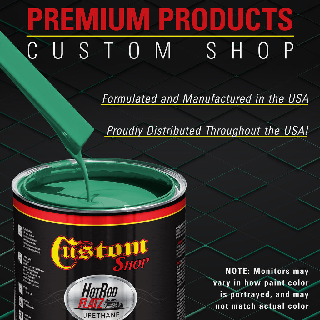 Transport Green - Hot Rod Flatz Flat Matte Satin Urethane Auto Paint - Complete Gallon Paint Kit