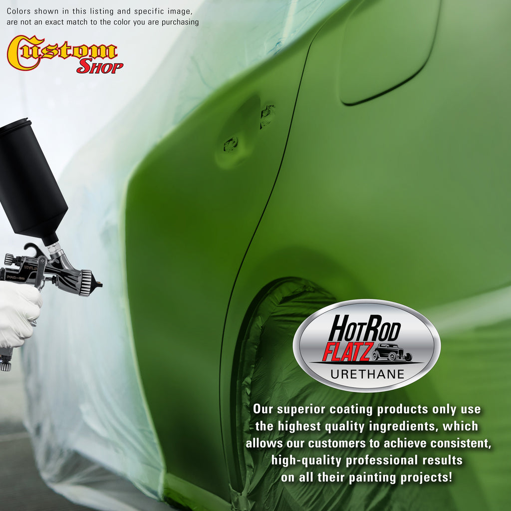 Deere Green - Hot Rod Flatz Flat Matte Satin Urethane Auto Paint - Complete Gallon Paint Kit Coating