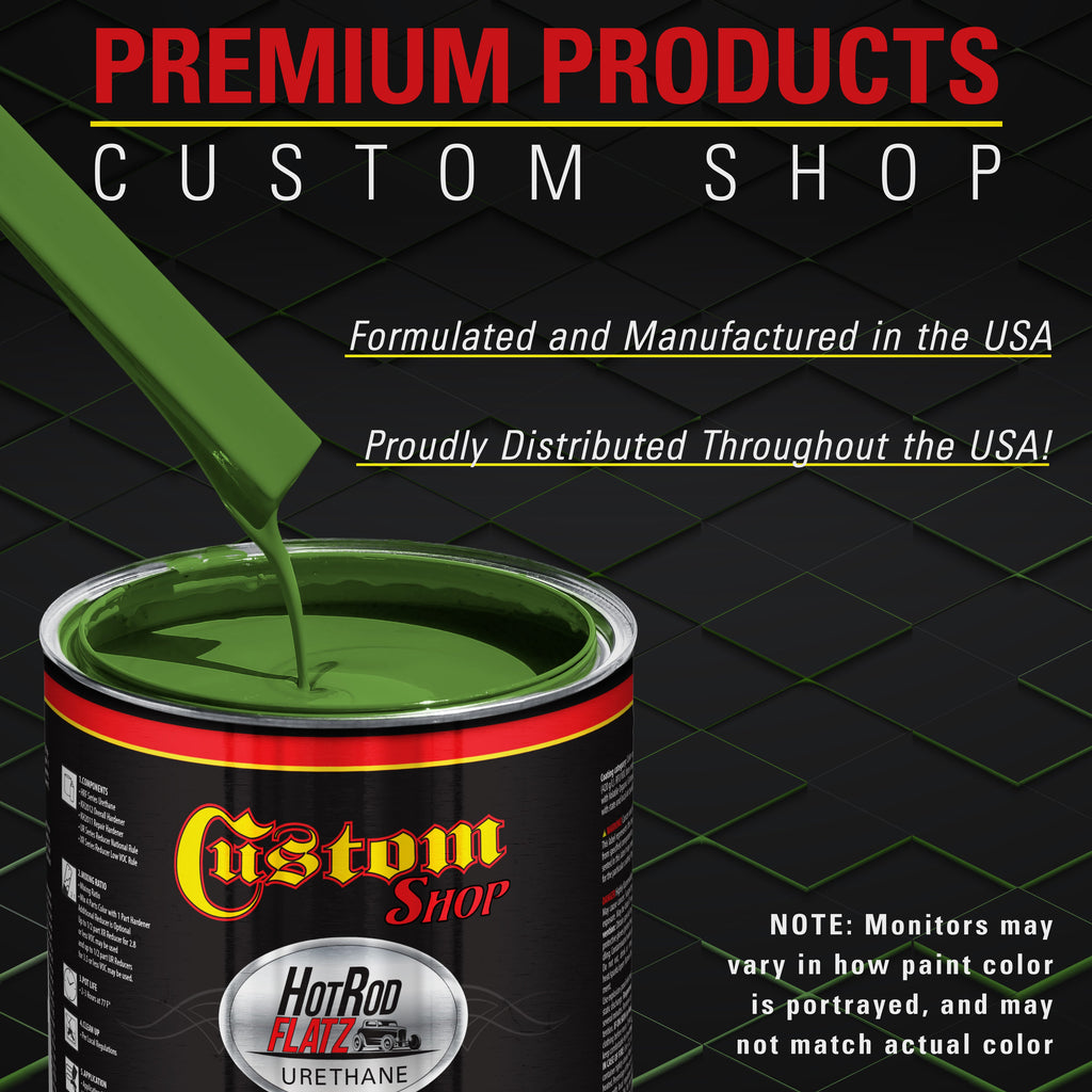 Deere Green - Hot Rod Flatz Flat Matte Satin Urethane Auto Paint - Complete Quart Paint Kit Coating