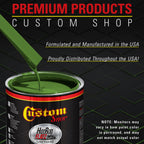 Deere Green - Hot Rod Flatz Flat Matte Satin Urethane Auto Paint - Complete Quart Paint Kit Coating