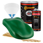 Emerald Green - Hot Rod Flatz Flat Matte Satin Urethane Auto Paint - Complete Gallon Paint Kit
