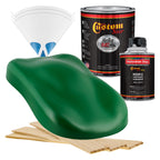 Emerald Green - Hot Rod Flatz Flat Matte Satin Urethane Auto Paint - Complete Quart Paint Kit Coating