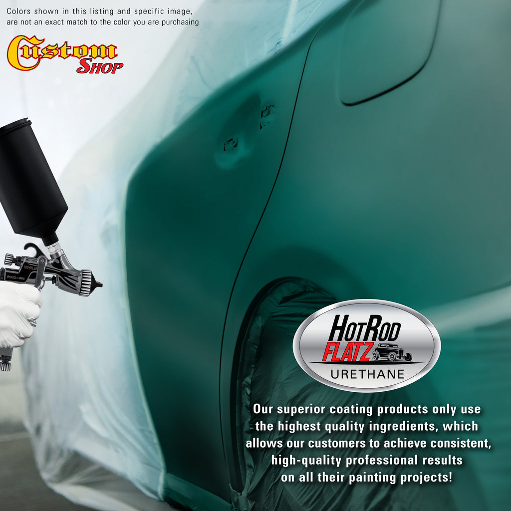 Woodland Green - Hot Rod Flatz Flat Matte Satin Urethane Auto Paint - Complete Quart Paint Kit