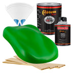 Vibrant Lime Green - Hot Rod Flatz Flat Matte Satin Urethane Auto Paint - Complete Quart Paint Kit