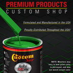 Vibrant Lime Green - Hot Rod Flatz Flat Matte Satin Urethane Auto Paint - Complete Quart Paint Kit