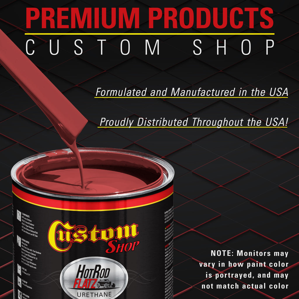 Graphic Red - Hot Rod Flatz Flat Matte Satin Urethane Auto Paint - Complete Gallon Paint Kit Coating