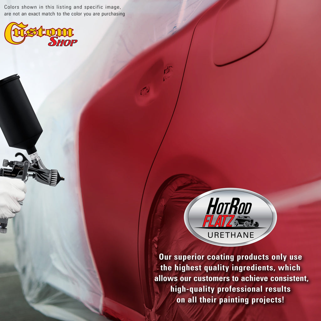 Graphic Red - Hot Rod Flatz Flat Matte Satin Urethane Auto Paint - Complete Gallon Paint Kit Coating