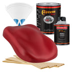 Graphic Red - Hot Rod Flatz Flat Matte Satin Urethane Auto Paint - Complete Quart Paint Kit Coating