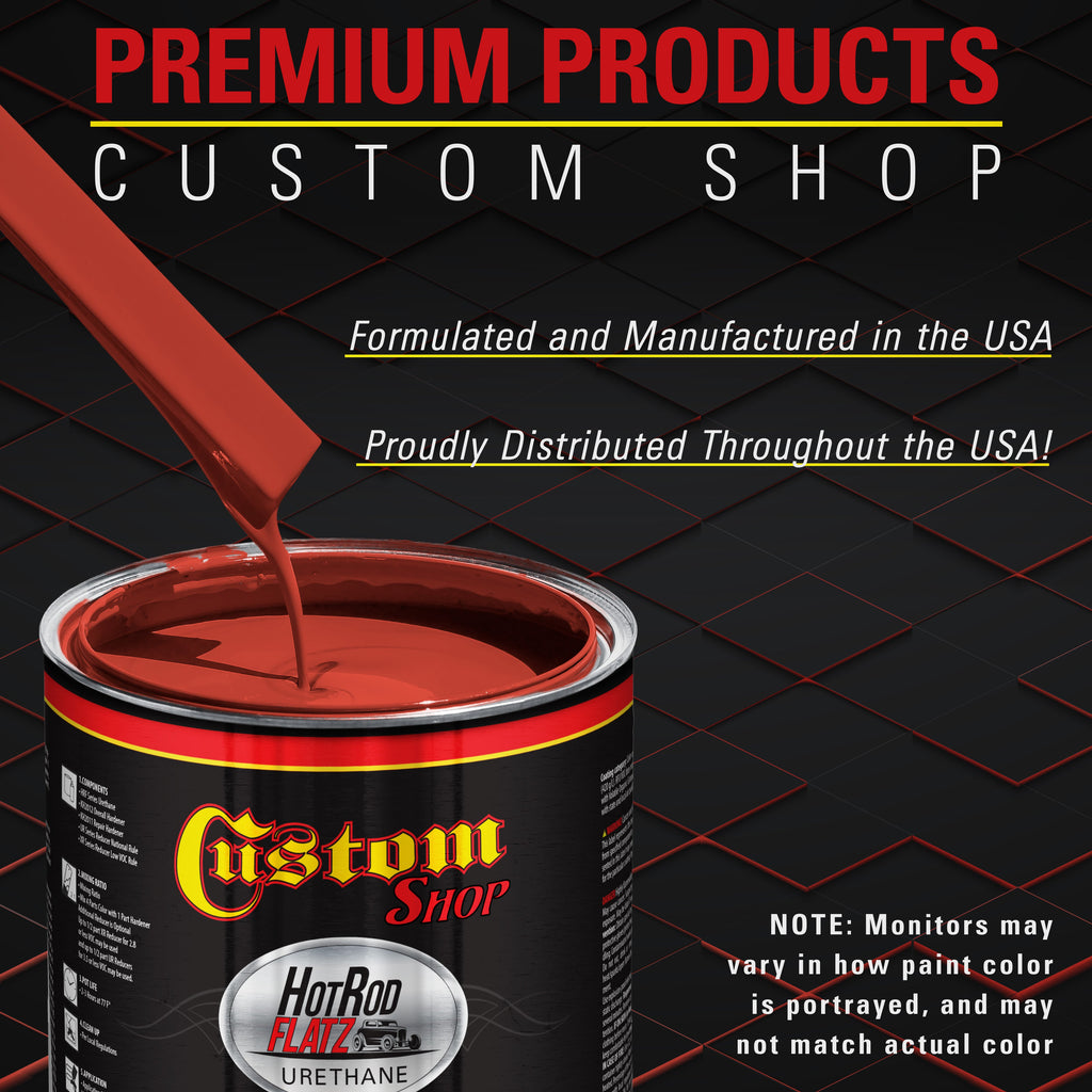 Swift Red - Hot Rod Flatz Flat Matte Satin Urethane Auto Paint - Complete Gallon Paint Kit Coating