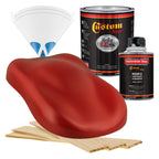 Swift Red - Hot Rod Flatz Flat Matte Satin Urethane Auto Paint - Complete Quart Paint Kit Coating, 4:1