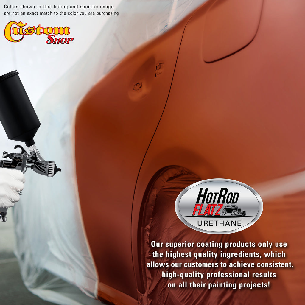 Brickyard Red - Hot Rod Flatz Flat Matte Satin Urethane Auto Paint - Complete Gallon Paint Kit
