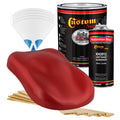 Monza Red - Hot Rod Flatz Flat Matte Satin Urethane Auto Paint - Complete Gallon Paint Kit Coating