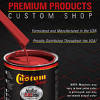 Monza Red - Hot Rod Flatz Flat Matte Satin Urethane Auto Paint - Complete Gallon Paint Kit Coating