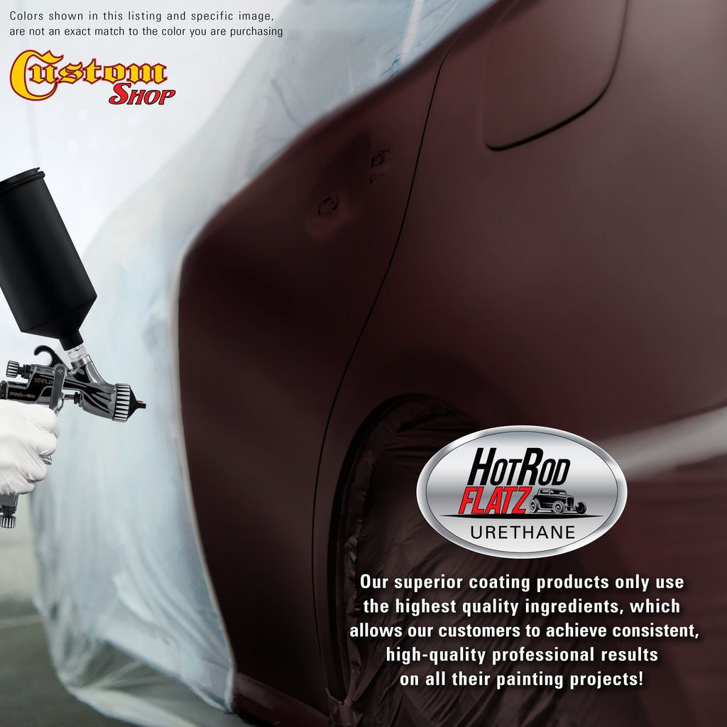 Royal Maroon - Hot Rod Flatz Flat Matte Satin Urethane Auto Paint - Complete Gallon Paint Kit Coating