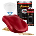 Quarter Mile Red - Hot Rod Flatz Flat Matte Satin Urethane Auto Paint - Complete Gallon Paint Kit