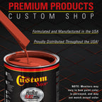 Scarlet Red - Hot Rod Flatz Flat Matte Satin Urethane Auto Paint - Complete Gallon Paint Kit Coating