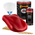 Torch Red - Hot Rod Flatz Flat Matte Satin Urethane Auto Paint - Complete Gallon Paint Kit Coating