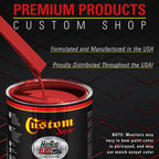 Torch Red - Hot Rod Flatz Flat Matte Satin Urethane Auto Paint - Complete Gallon Paint Kit Coating