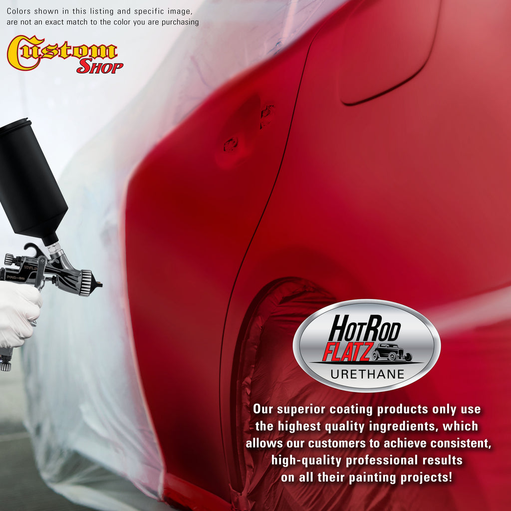 Torch Red - Hot Rod Flatz Flat Matte Satin Urethane Auto Paint - Complete Gallon Paint Kit Coating