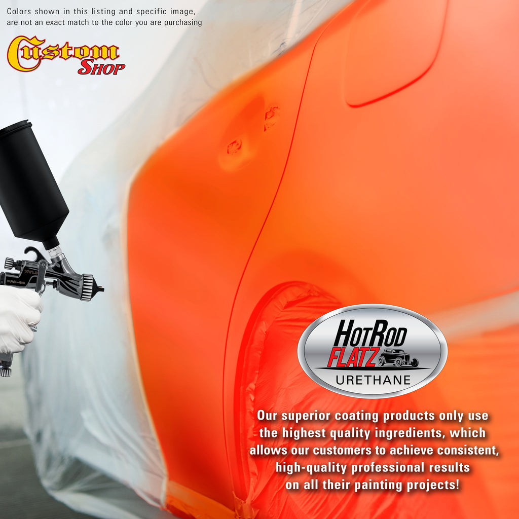 Charger Orange - Hot Rod Flatz Flat Matte Satin Urethane Auto Paint - Complete Gallon Paint Kit