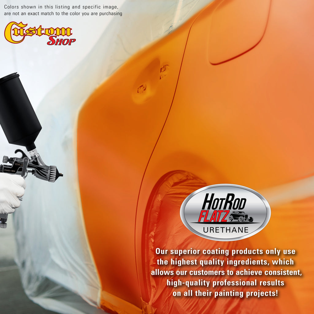 Hugger Orange - Hot Rod Flatz Flat Matte Satin Urethane Auto Paint - Complete Gallon Paint Kit