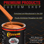Sunset Orange - Hot Rod Flatz Flat Matte Satin Urethane Auto Paint - Complete Gallon Paint Kit
