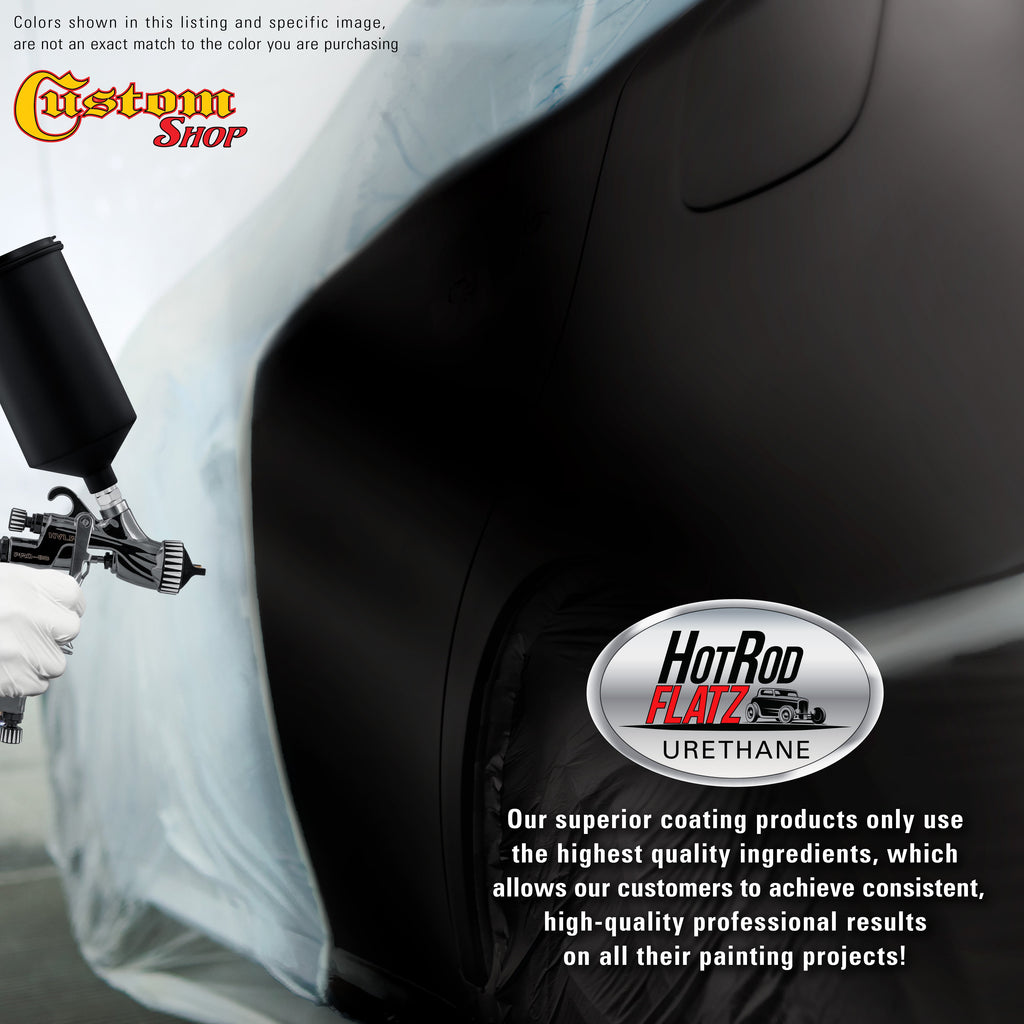 Boulevard Black - Hot Rod Flatz Flat Matte Satin Urethane Auto Paint - Complete Gallon Paint Kit