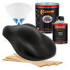 Hot Rod Black - Hot Rod Flatz Flat Matte Satin Urethane Auto Paint - Complete Quart Paint Kit Coating