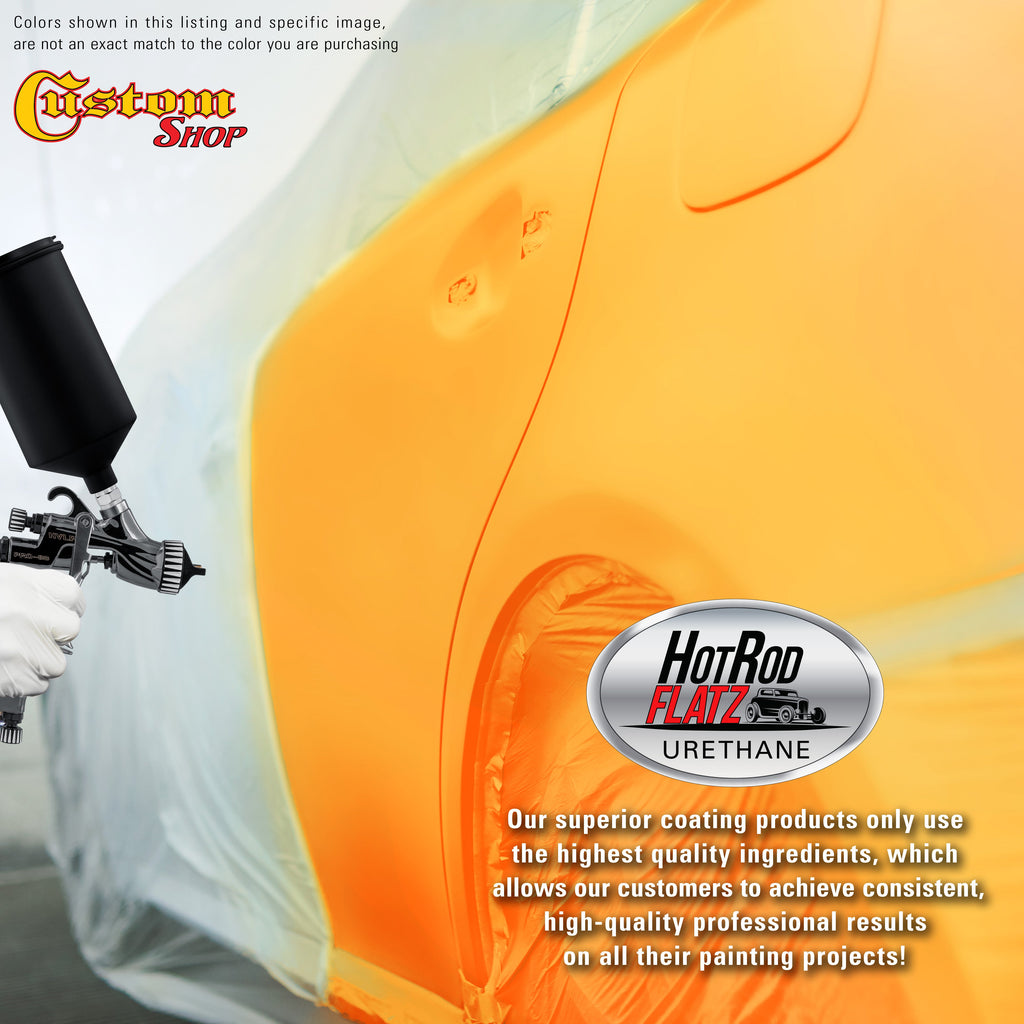 Maize Yellow - Hot Rod Flatz Flat Matte Satin Urethane Auto Paint - Complete Quart Paint Kit Coating