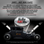 Sterling Silver Metallic - Hot Rod Flatz Flat Matte Satin Urethane Auto Paint - Complete Quart Paint Kit