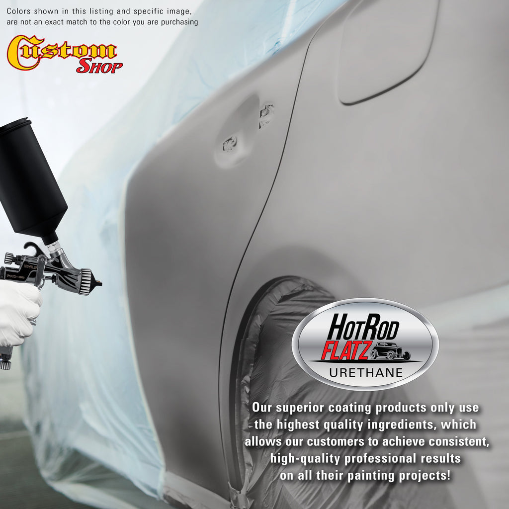 Titanium Gray Metallic - Hot Rod Flatz Flat Matte Satin Urethane Auto Paint - Complete Quart Paint Kit