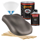 Tunnel Ram Gray Metallic - Hot Rod Flatz Flat Matte Satin Urethane Auto Paint - Complete Quart Paint Kit