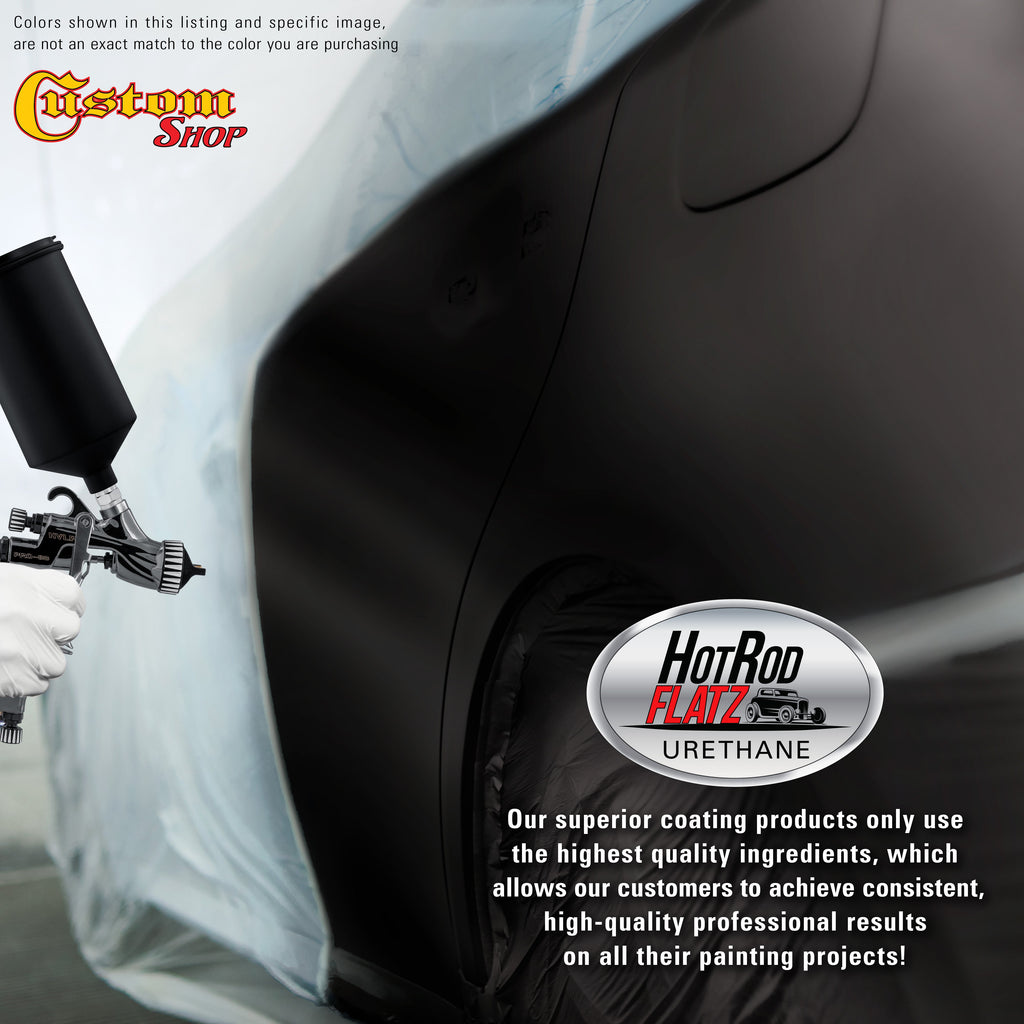Phantom Black Metallic - Hot Rod Flatz Flat Matte Satin Urethane Auto Paint - Complete Gallon Paint Kit