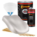 Iridium Silver Metallic - Hot Rod Flatz Flat Matte Satin Urethane Auto Paint - Complete Gallon Paint Kit
