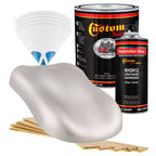 Iridium Silver Metallic - Hot Rod Flatz Flat Matte Satin Urethane Auto Paint - Complete Gallon Paint Kit