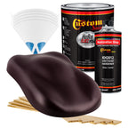 Deep Maroon - Hot Rod Flatz Flat Matte Satin Urethane Auto Paint - Complete Gallon Paint Kit Coating