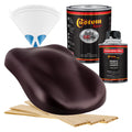 Deep Maroon - Hot Rod Flatz Flat Matte Satin Urethane Auto Paint - Complete Quart Paint Kit Coating