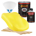 Rally Yellow - Hot Rod Flatz Flat Matte Satin Urethane Auto Paint - Complete Quart Paint Kit Coating