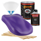 Bright Purple - Hot Rod Flatz Flat Matte Satin Urethane Auto Paint - Complete Quart Paint Kit Coating
