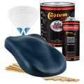 Midnight Blue - Hot Rod Flatz Flat Matte Satin Urethane Auto Paint - Complete Gallon Paint Kit
