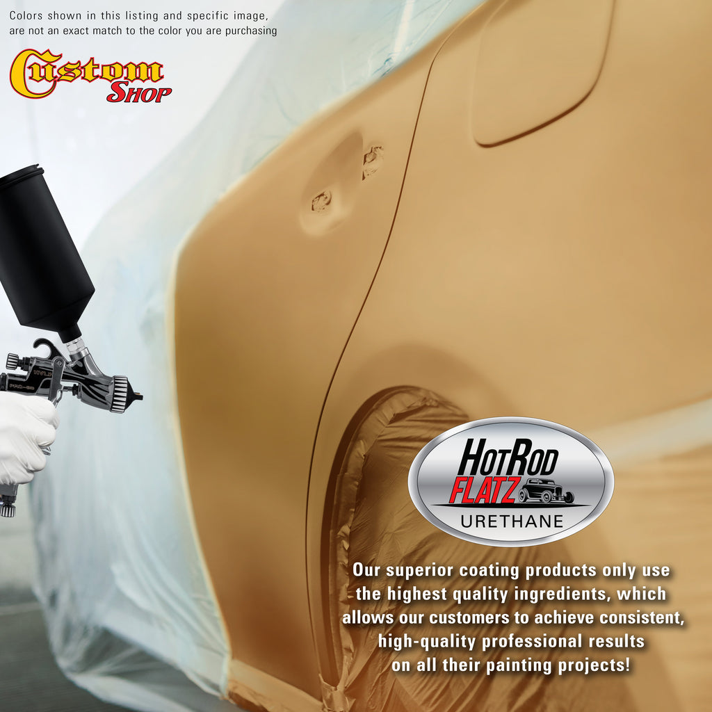 Honey Gold Metallic - Hot Rod Flatz Flat Matte Satin Urethane Auto Paint - Complete Gallon Paint Kit
