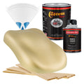 Champagne Gold Metallic - Hot Rod Flatz Flat Matte Satin Urethane Auto Paint - Complete Quart Paint Kit