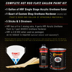 Autumn Gold Metallic - Hot Rod Flatz Flat Matte Satin Urethane Auto Paint - Complete Gallon Paint Kit