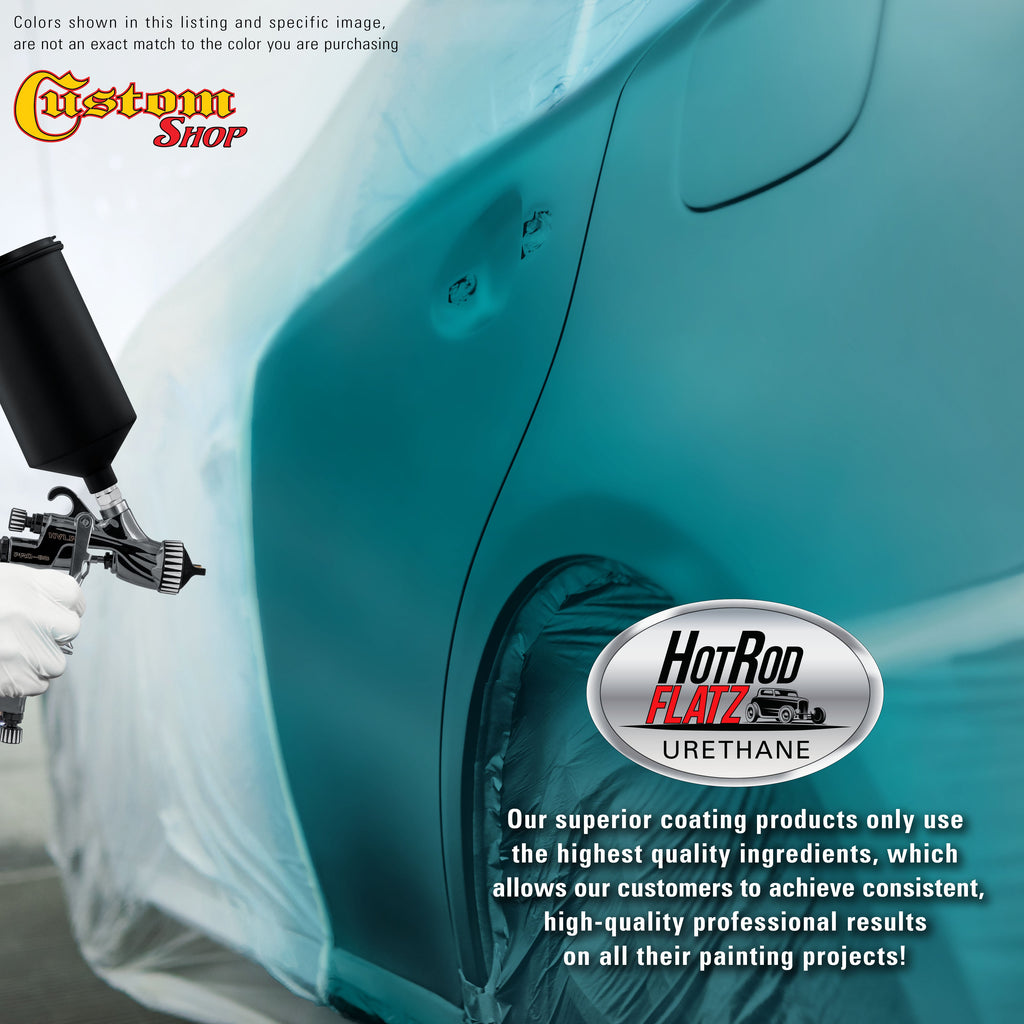 Steel Blue - Hot Rod Flatz Flat Matte Satin Urethane Auto Paint - Complete Quart Paint Kit Coating