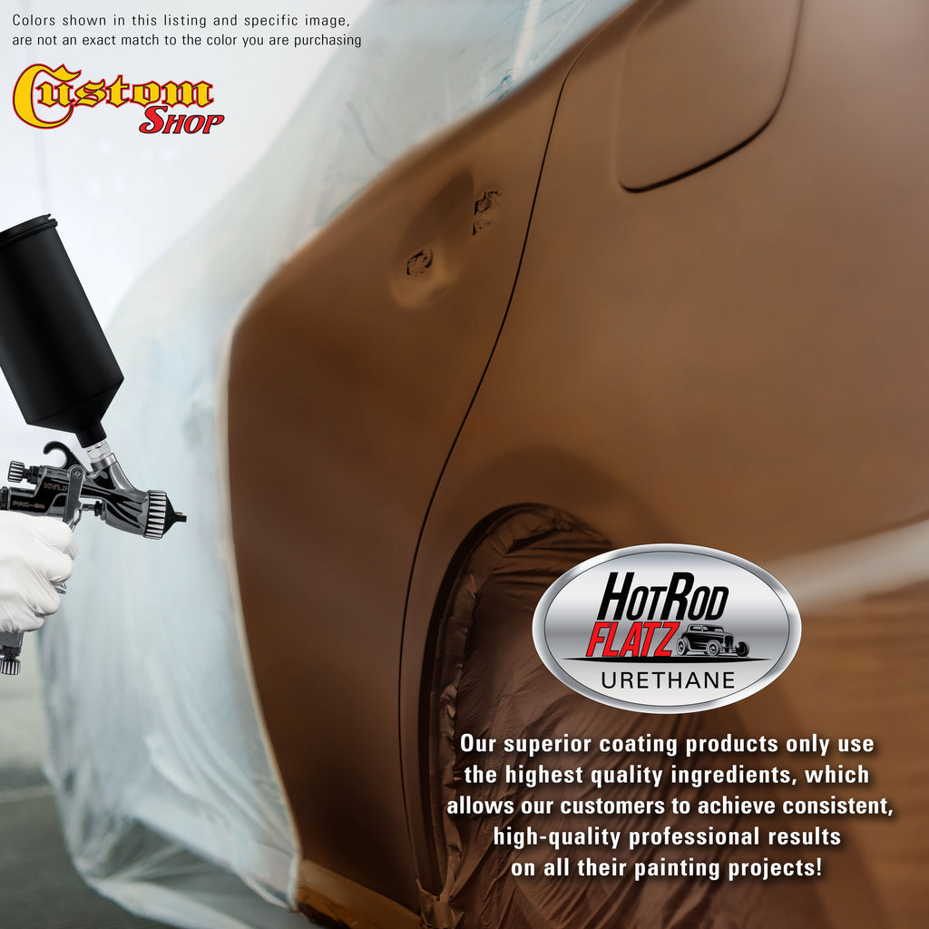 Malibu Sunset Orange Metallic - Hot Rod Flatz Flat Matte Satin Urethane Auto Paint - Complete Gallon Paint Kit