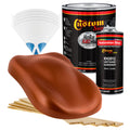 Inferno Orange Pearl Metallic - Hot Rod Flatz Flat Matte Satin Urethane Auto Paint - Complete Gallon Paint Kit