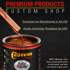 Inferno Orange Pearl Metallic - Hot Rod Flatz Flat Matte Satin Urethane Auto Paint - Complete Gallon Paint Kit